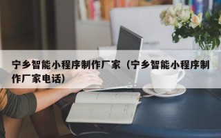 仁寿宁乡智能小程序制作厂家（宁乡智能小程序制作厂家电话）